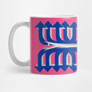 shapes art design. Mug